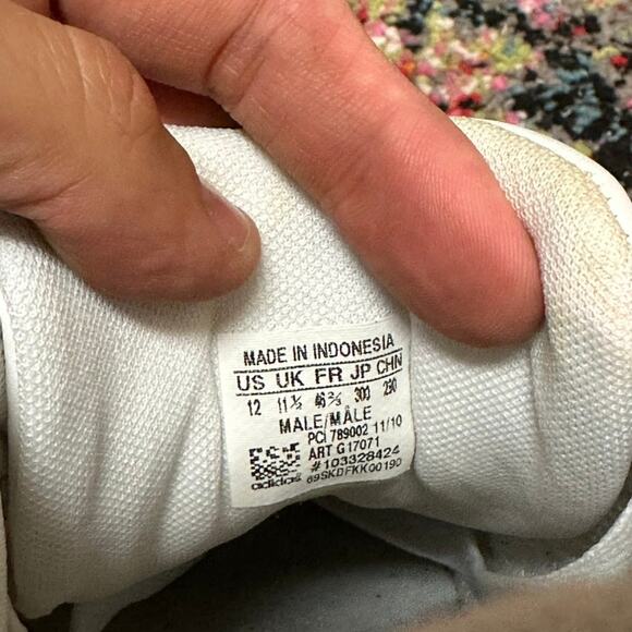 VERY GOOD adidas Originals Superstar II "All White" Shell Toe Triple White 12 - Picture 9 of 10